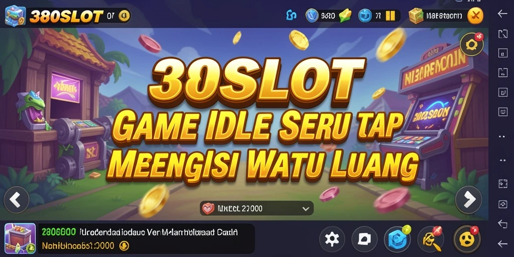 Tampilan gameplay <strong>380SLOT</strong> dengan mesin slot yang berwarna-warni.