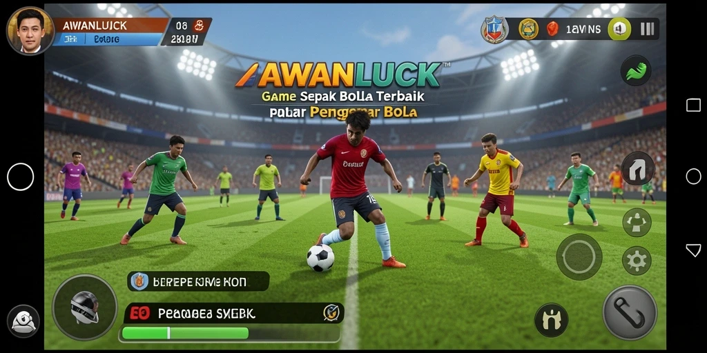 Pengalaman seru pertandingan sepak bola dalam AWANLUCK.