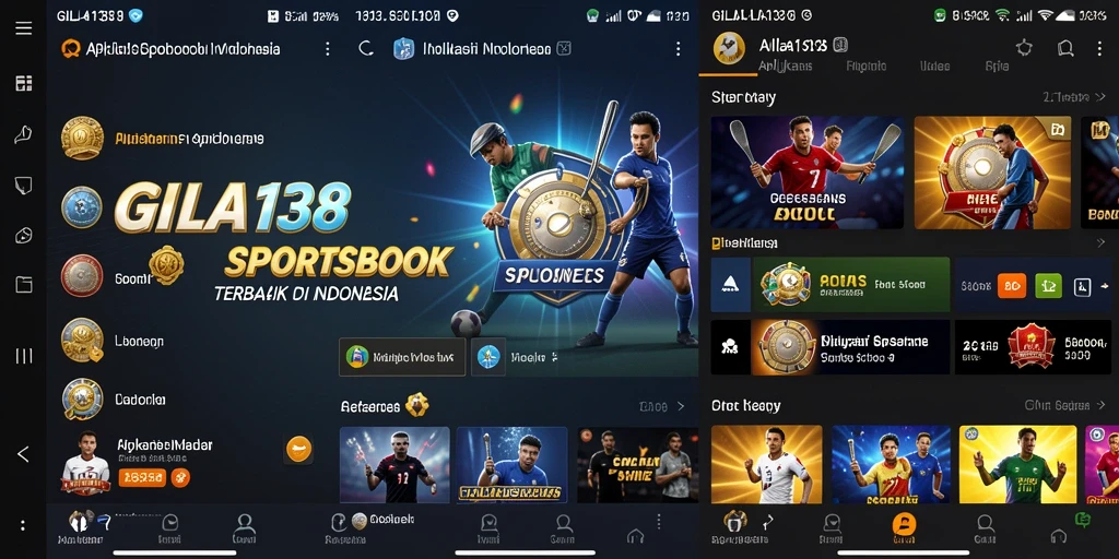 Tampilan gameplay GILA138 dengan taruhan olahraga seru.