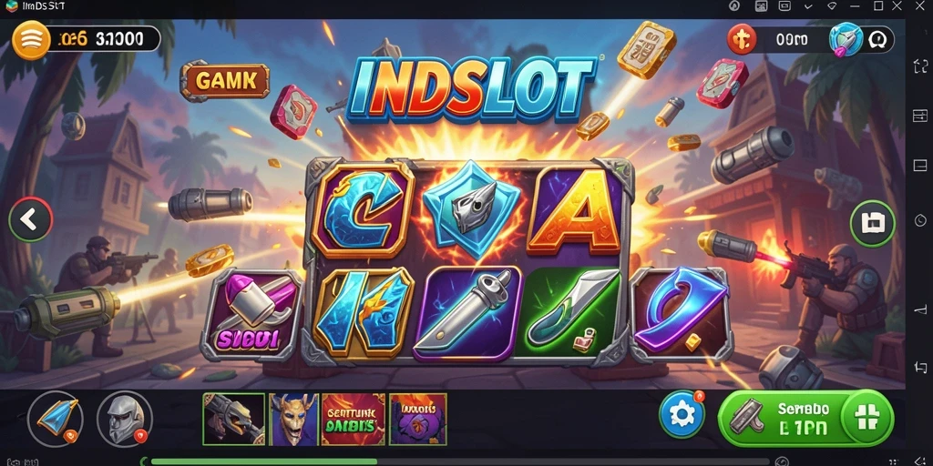 Tampilan gameplay seru dari INDSLOT saat bermain slot TPS.