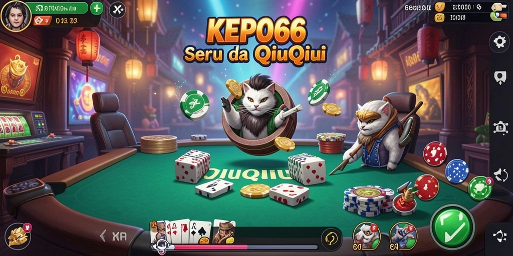 Tampilan gameplay KEPO66 yang seru dan menantang saat bermain QiuQiu.