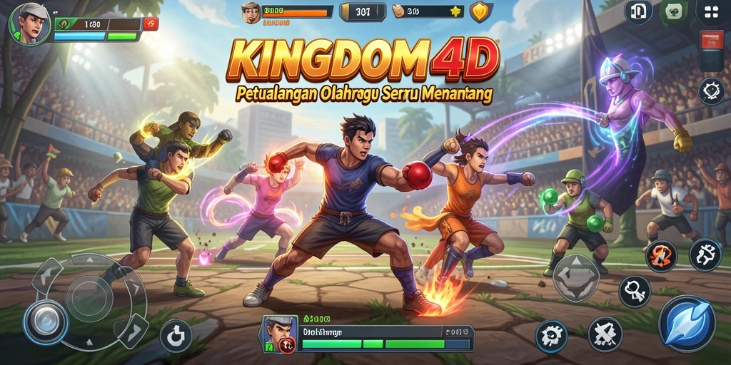 Screenshot dari gameplay KINGDOM4D yang memukau dan dinamis.