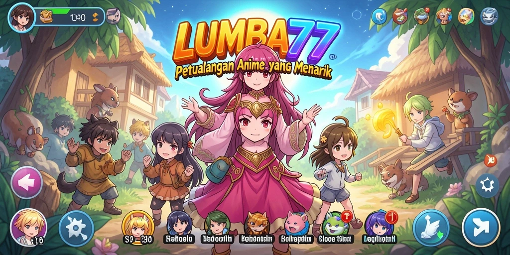 Tampilan gameplay dinamis LUMBA77 yang menampilkan aksi seru.