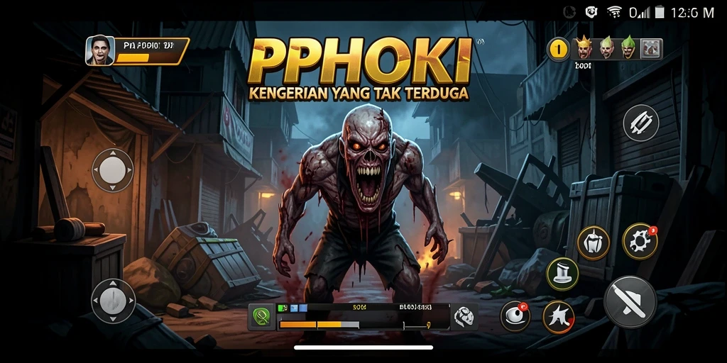 Tangkapan layar PPHOKI yang menampilkan suasana horor yang mencekam.