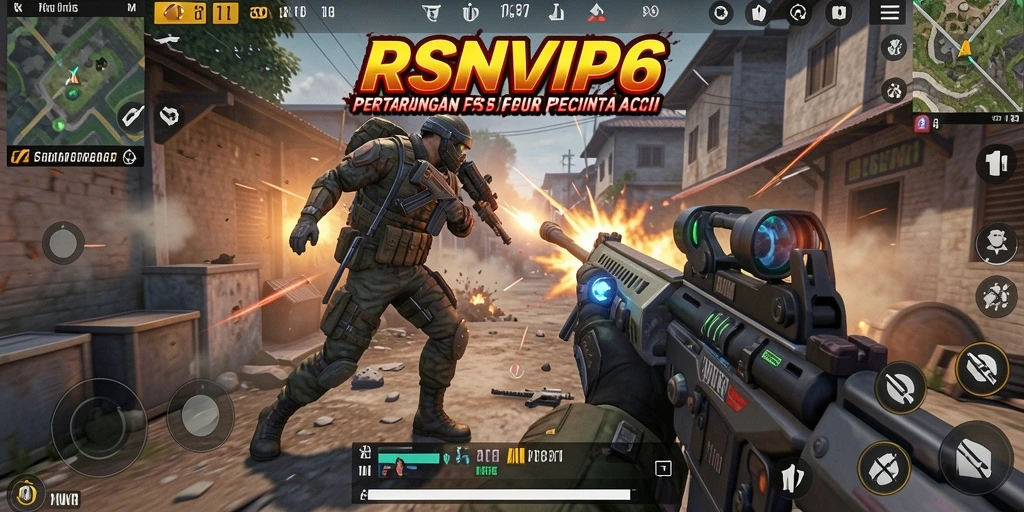 Tampilan gameplay RSNVIP6 yang intens dan mendebarkan.
