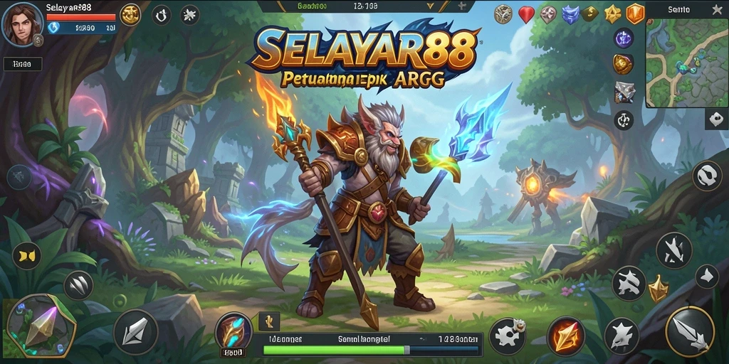 Tampilan gameplay ARPG yang mengasyikkan di SELAYAR88.