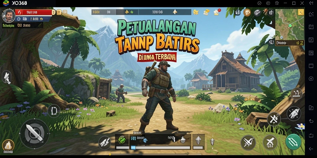 Gameplay XO368 menampilkan petualangan seru di dunia terbuka.