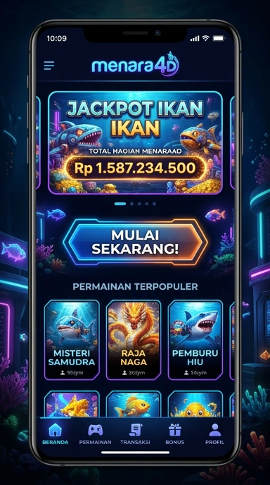 Tampilan antarmuka menara4d yang modern dan mudah dipahami.
